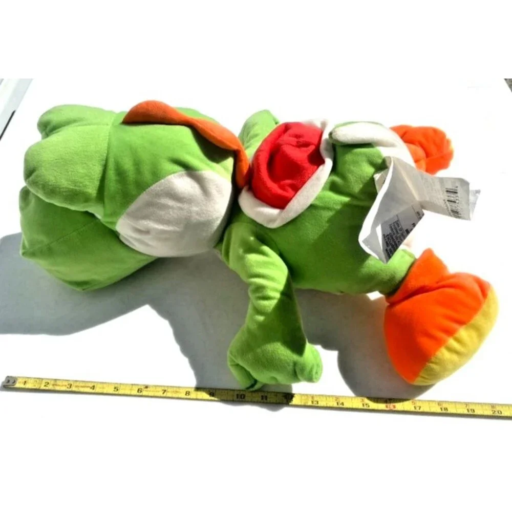 Super Mario Yoshi Plush Pillow 20” Stuffed Animal Nintendo Hidden Compartment
